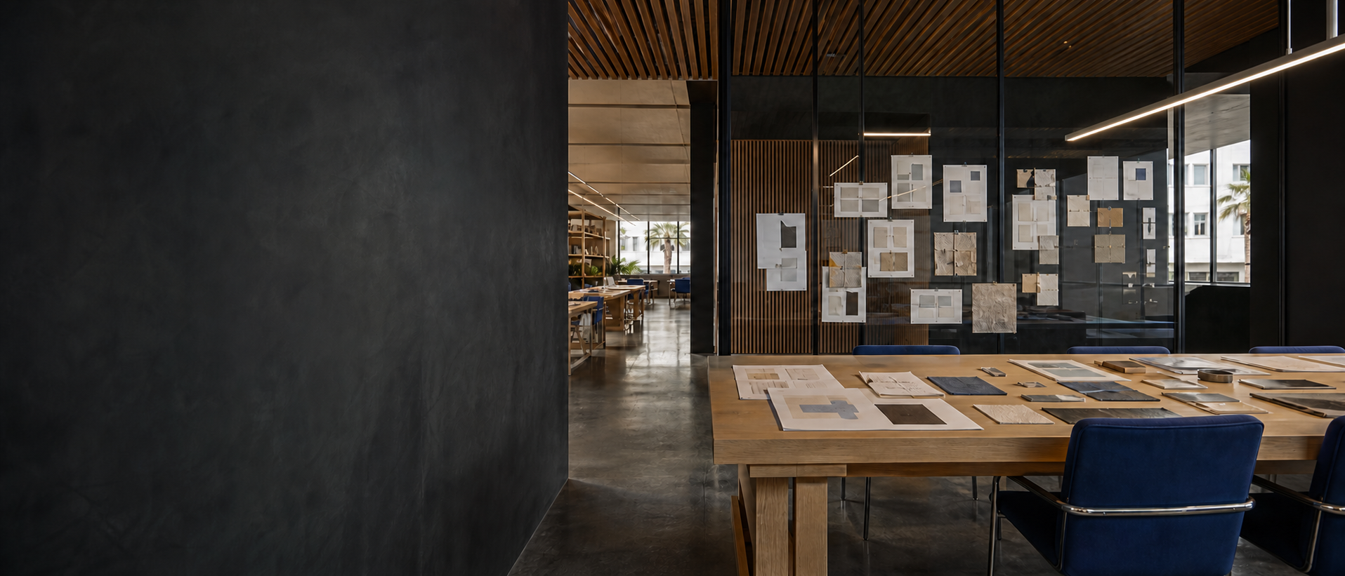 Creative planning environment inside the imagined Blendin Creative office