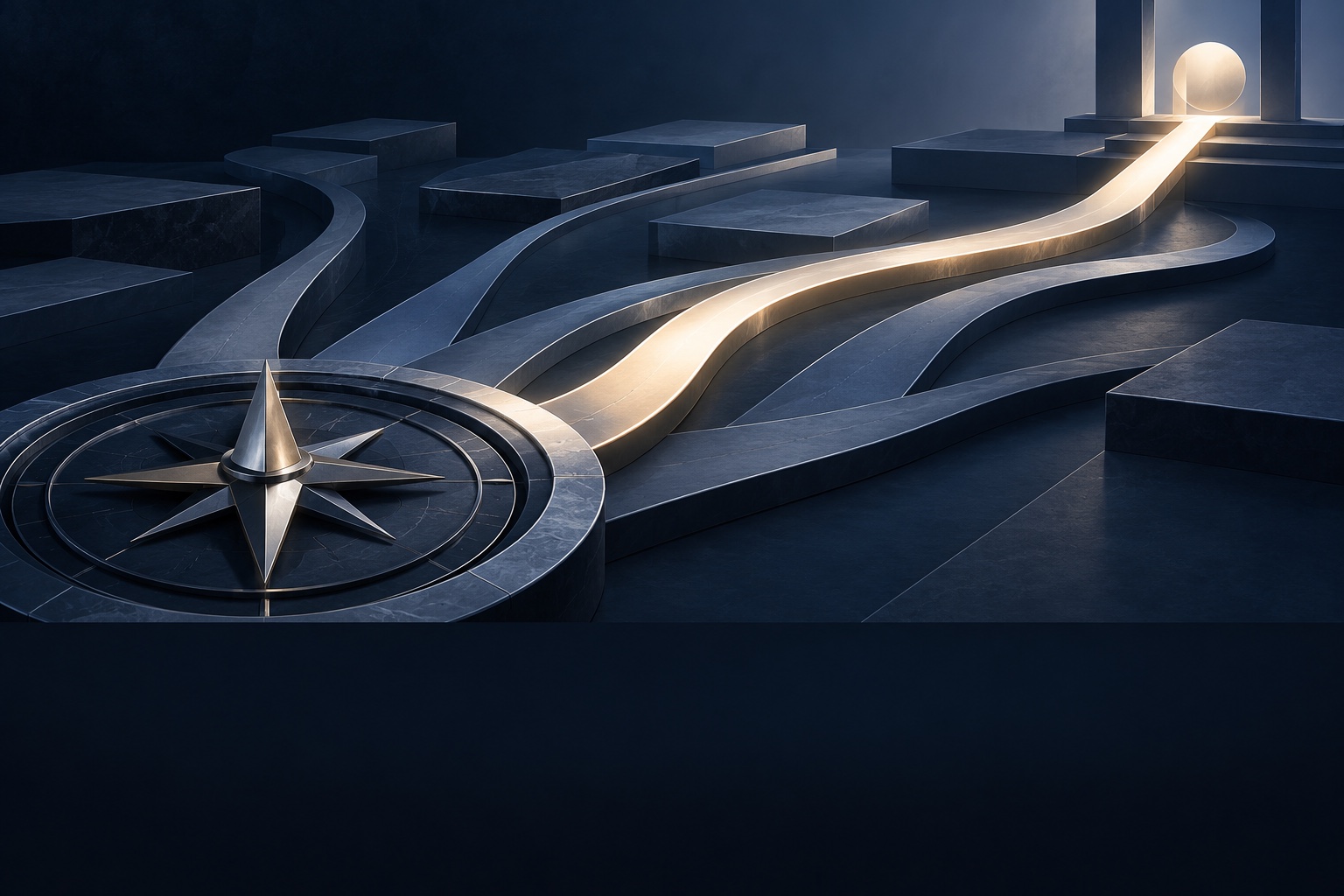 Multiple brand territories narrowing into one distinctive positioning route
